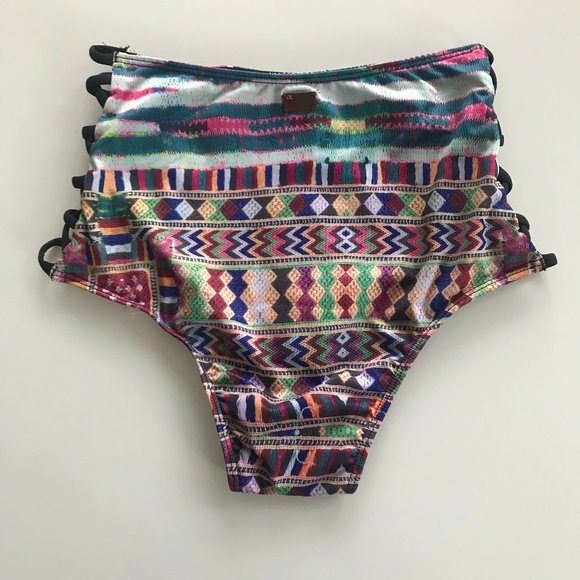 Roxy high waist strappy bikini bottom small - Picture 3 of 3